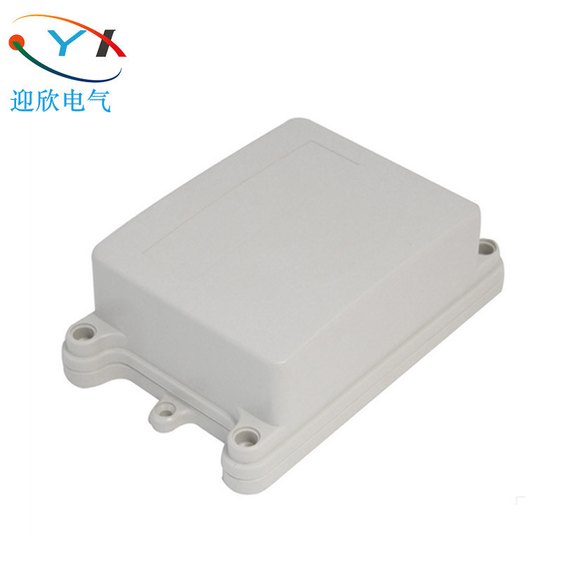 厂家直销塑料防水出线盒带固定安装耳仪表机箱壳体仪表监控接线盒