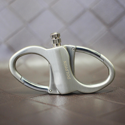 HY656个性创意金属钥匙扣环多功能便携万次火柴煤油打火机批发