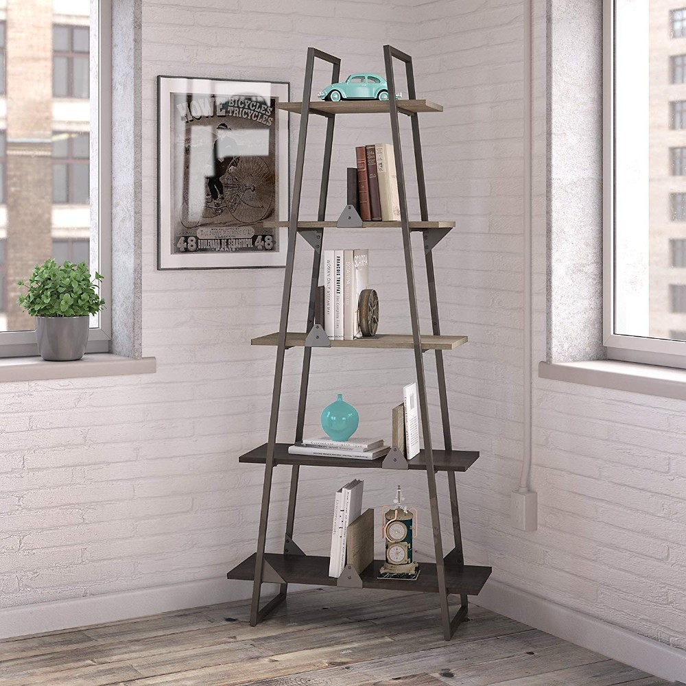 Creative setting grid -shaped bookshelf home simple background wall…