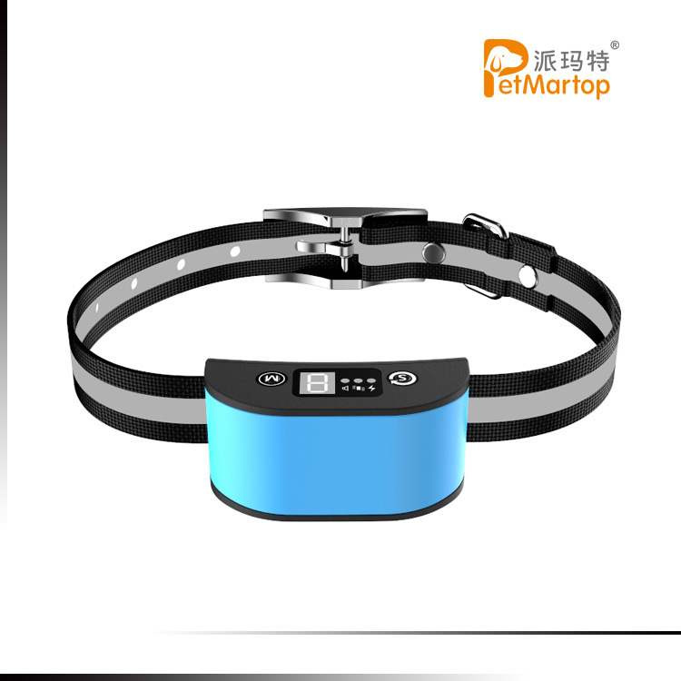 新款LED可充电式防水型全自动止吠器 电击型宠物项圈 狗狗止叫器