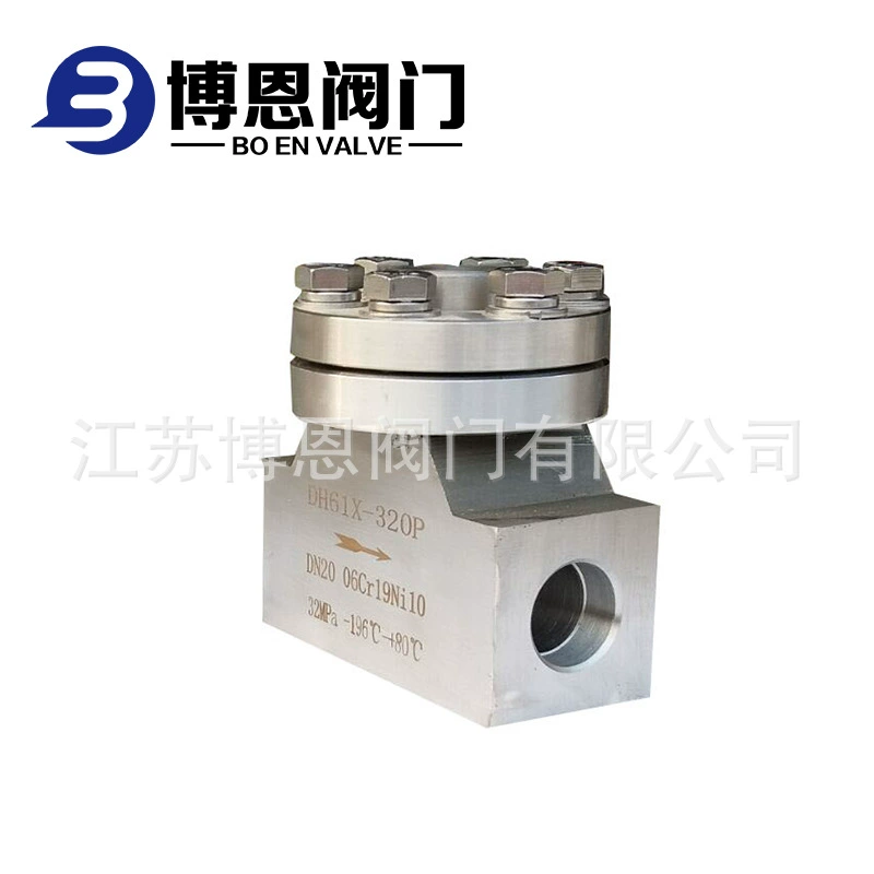 Поставка гнезда сварки высокого давления низкой температуры обратный клапан жидкого кислорода специальные ультра-низкой температуры прямо через проверить клапан производителей