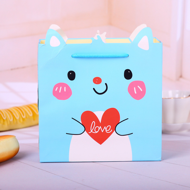 厂家定制彩印卡通图案礼品包装 宣传购物服装袋批发 量多从优