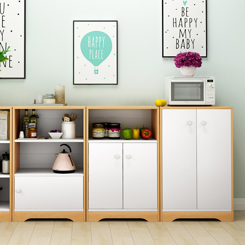 Kitchen shelf floor cabinet multi-layer microwave furnace home assembly economy storage cabinet cupboard storage cabinet