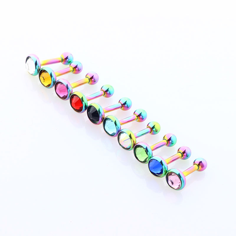 Labret stud lip piercing jewelry styling detail