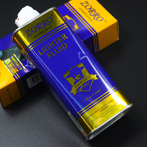 Zoro 133ml Blue Bottle Oil Cigarette Lighter Kerosene Fuel Wholesale