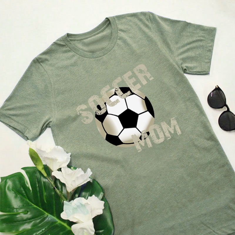 football print short sleeve t-shirt  NSSN18965