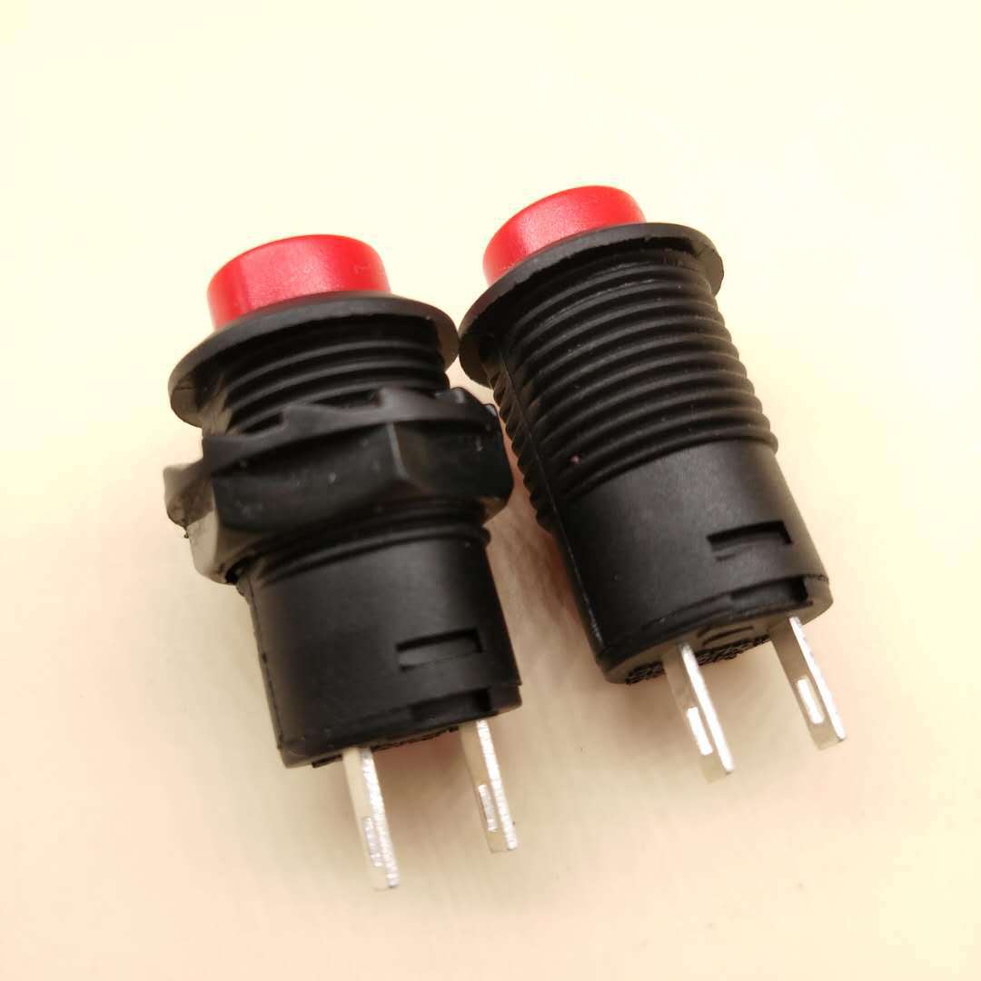 现货DS425圆形按钮开关 带自锁开关红色绿色自锁开关