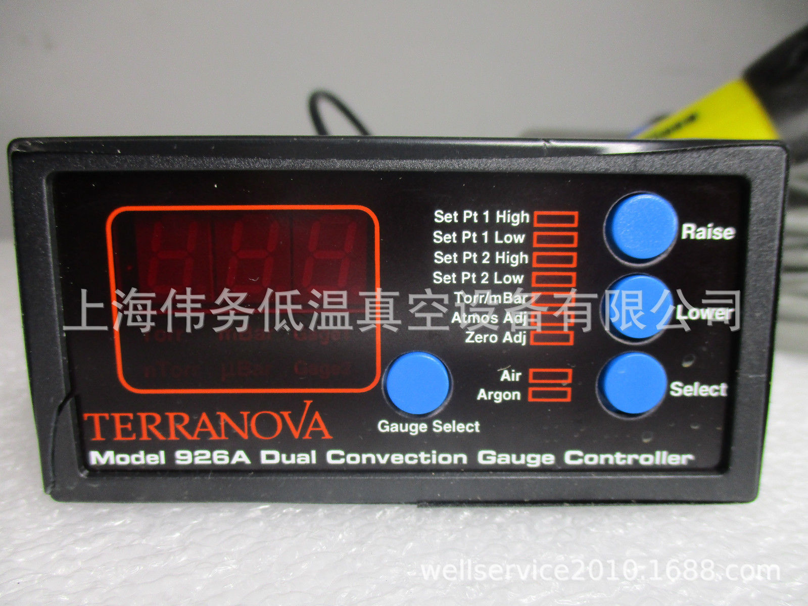 Duniway Terranova 926A Dual Convection Gauge Controller GP 2