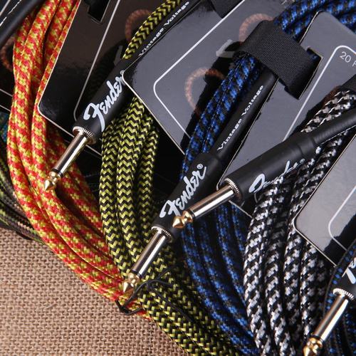 6-meter guitar cable, Fender guitar cable, noise reduction audio cable, shielded cable