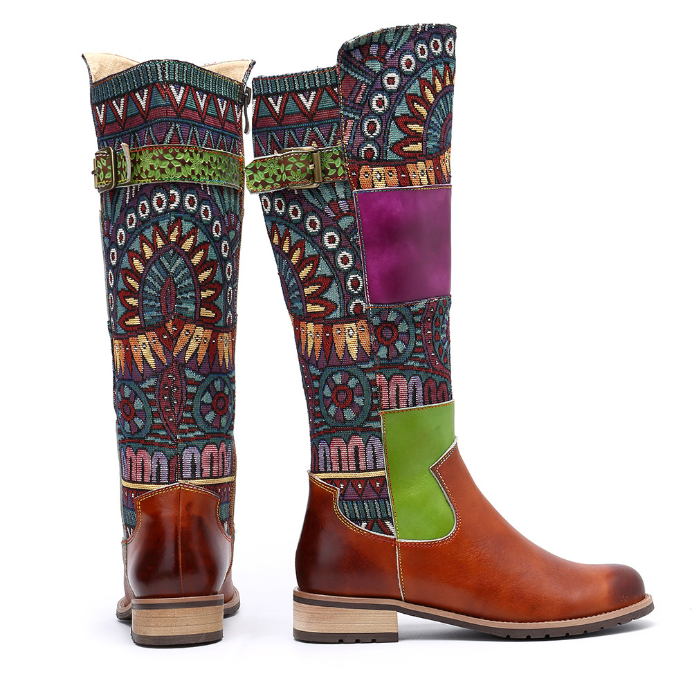 Bottes femme en En cuir - Ref 3355047 Image 17