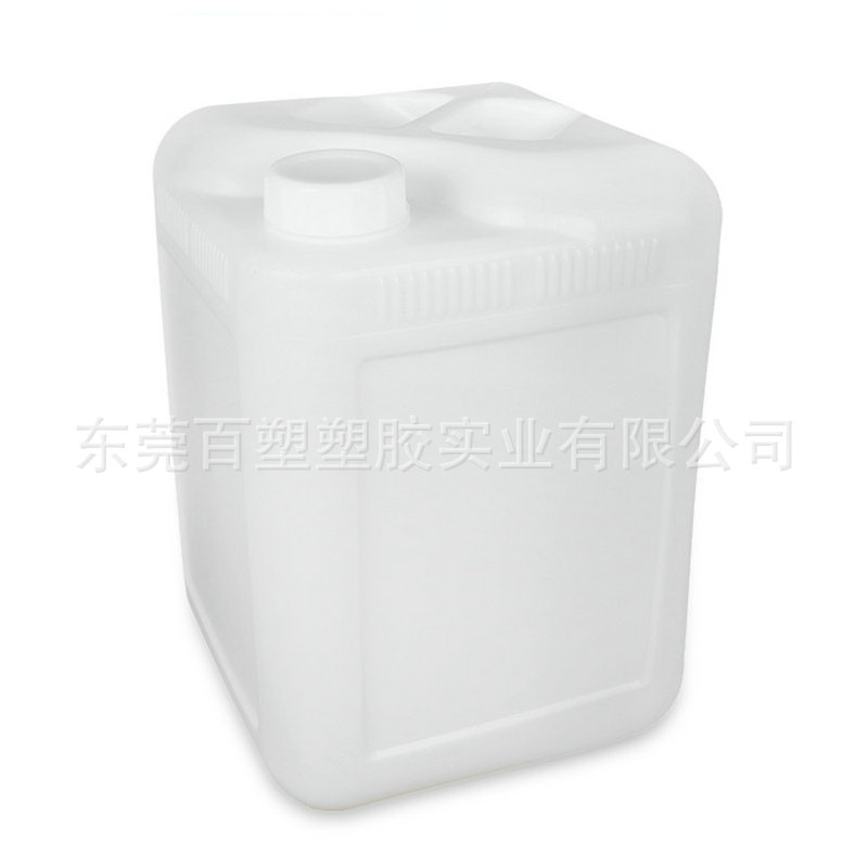白色大口25L正方型塑料化工桶化学品堆码桶多功能工业胶水包装桶