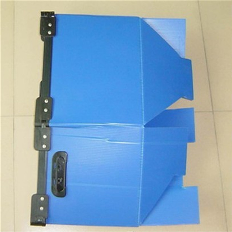 东莞常平黑色折叠周转箱 深圳中空板折叠箱 揭阳中空板注塑箱