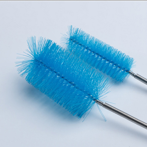 Fish tank water pipe cleaning brush filter bucket inlet and outlet water pipe cleaning brush stainless steel water pipe spring brush glass water pipe brush