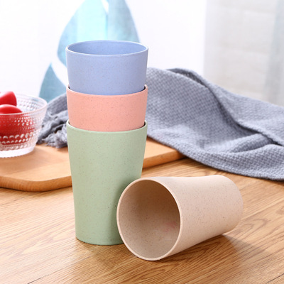 Brushing cup, mouthwash cup, simple toothbrush, quilt, couple, washing cup, household tooth cup, wheat Platycodon, water cup set