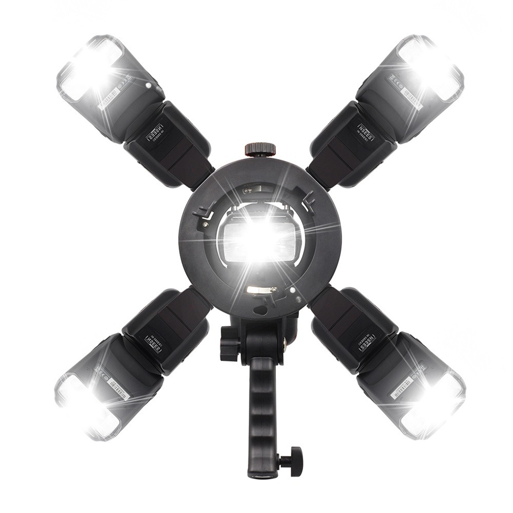 一件代发 S支架外置闪光灯热靴灯保荣口摄影支架柔光箱/伞便携架