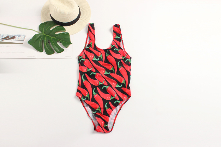 fashion printed sexy one-piece swimsuit NSHL42463