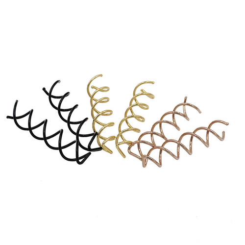 DIY hairdressing tools ball head invisible spiral clip hair braid hair curler stick metal round head manufacturer direct sale