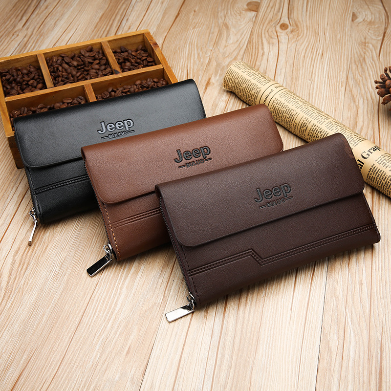 jeep man Handbag business affairs have more cash than can be accounted for wallet leisure time Grab bag High-capacity clutch bag Korean Edition multi-function
