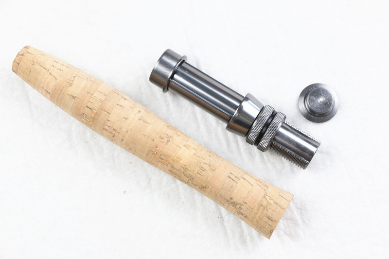 DIY hecho a mano carretera Yafei mosca varilla bolsa corcho mango más metal rueda asiento mango traje pesca varilla accesorios No. 1