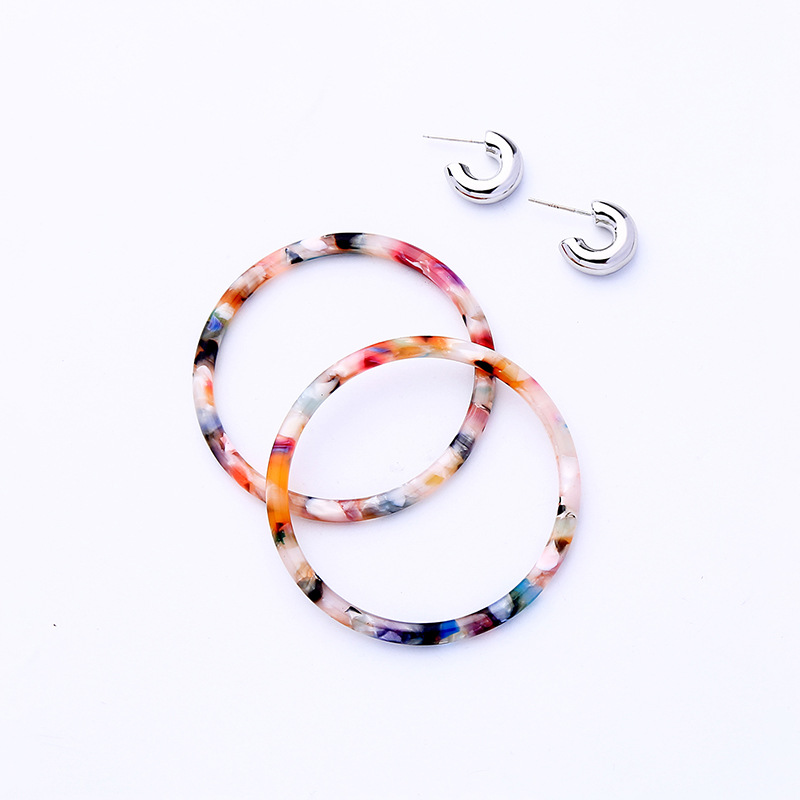 Creative Minimalist Geometric Exaggerated Circle Earrings Female Earrings display picture 10