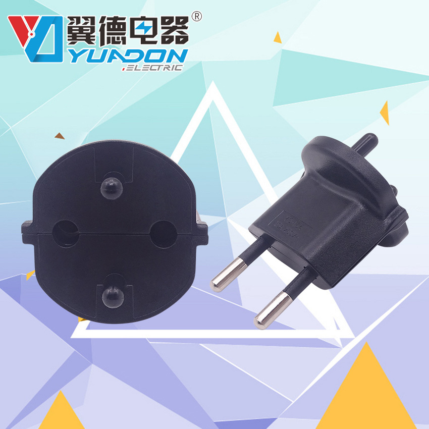 欧式德式转换插座 韩国欧规电源插座 欧标德标电源转接头YD-154