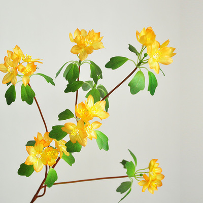 批发多头绢花 水丁花 假花仿真花 家居装饰仿真花卉绿植永生花束