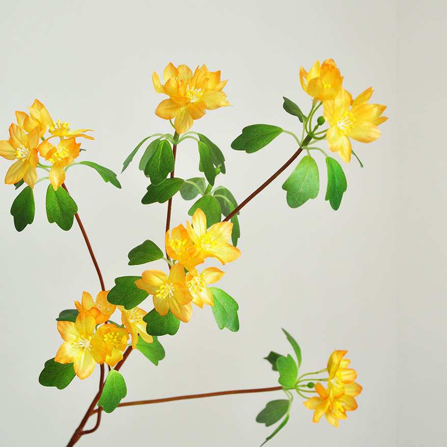 批发多头绢花 水丁花 假花仿真花 家居装饰仿真花卉绿植永生花束