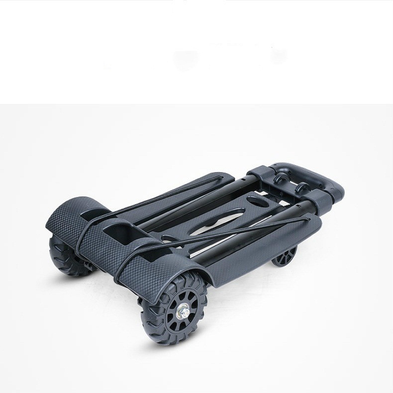 铁管手拉车进货车折叠轻便购物车家用拉杆车买菜车行李车