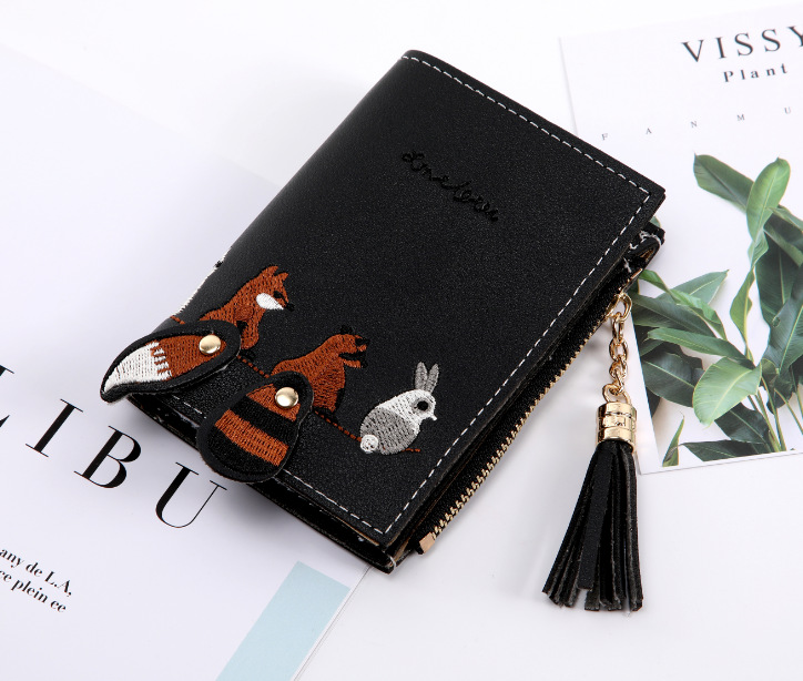 Women's Animal Solid Color Pu Leather Magnetic Buckle Wallets display picture 14