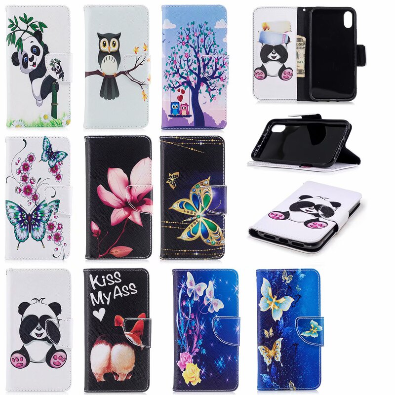 IPHONE XR/XS/MAX X 8G 7G 6S/PLUS 5S NOTE9/8 S987 painted wallet leather case IPHONE XR/XS/MAX X 8G 7G 6S/PLUS 5S NOTE9/8 S987 painted wallet leather case