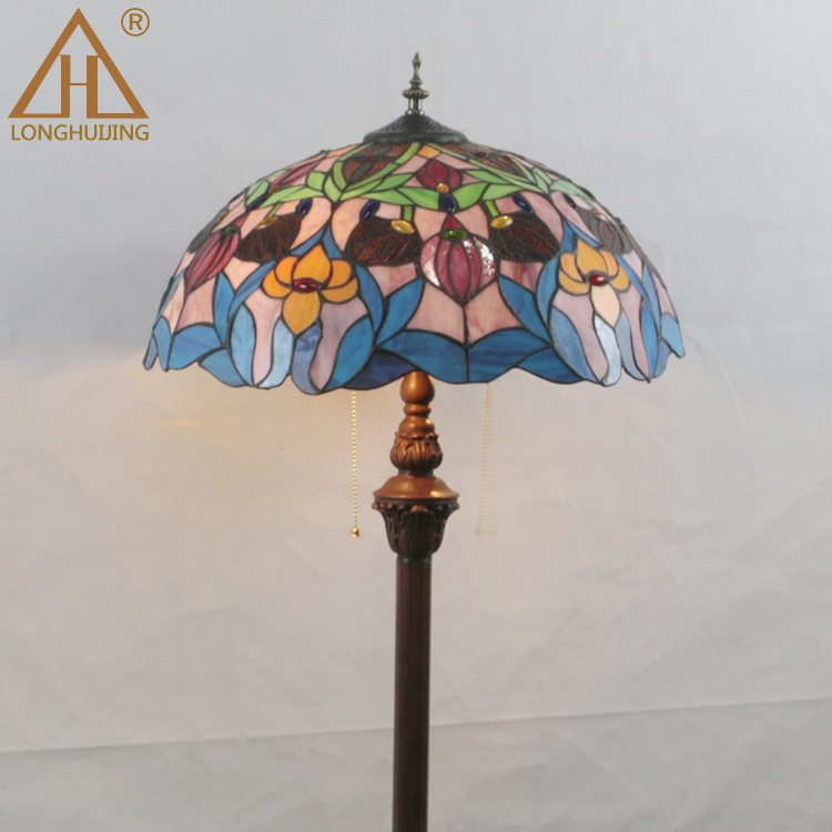 bedroom Table lamp European style Retro Study a living room lighting 18 Floor lamp Eye protection originality desk Floor lamp customized