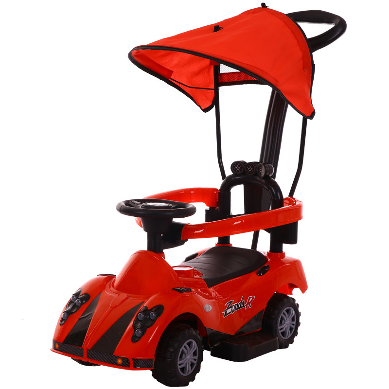 儿童手推车1-3岁 儿童滑行车可做人音乐灯光四轮滑行车 厂家批发|ru