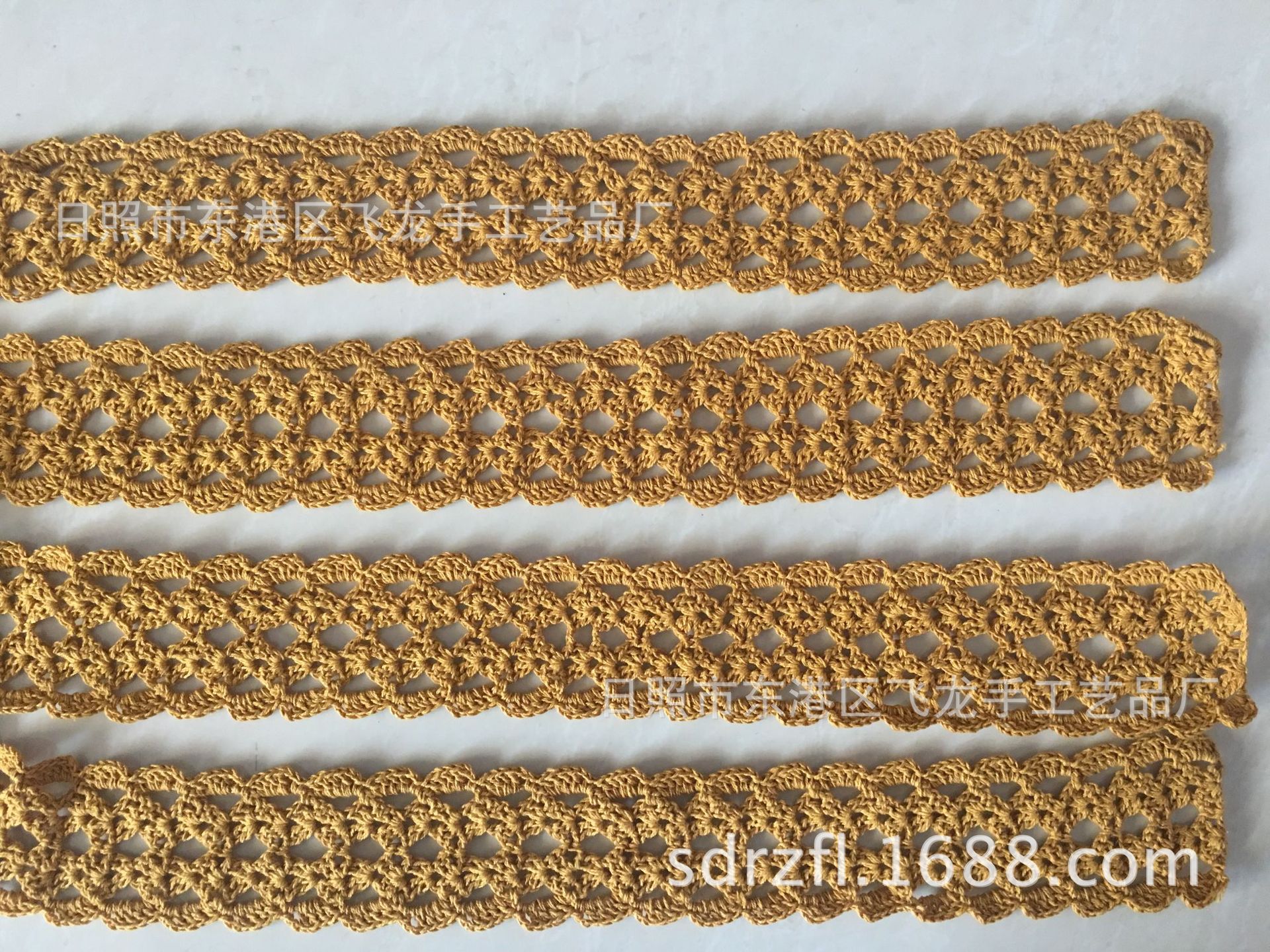 供应钩针花边，钩编花边。毛巾花边。款式新品种全可定做
