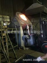 倾斜式熔铝炉 铝液倾倒炉 800KG铝合金电炉 坩埚式熔化保温炉