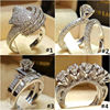 臻荣 Zirconium, fashionable wedding ring, wish, ebay, silver 925 sample