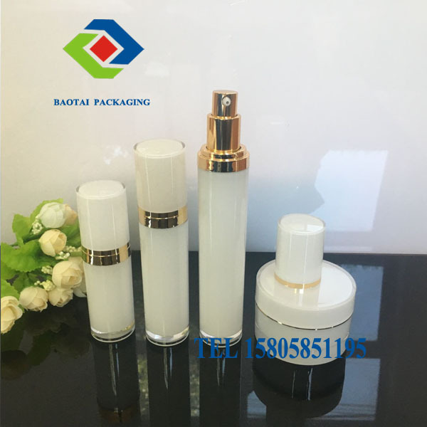 亚克力直角圆形乳液瓶 膏霜瓶15ml-120ml 水乳液瓶15g-200g膏霜瓶