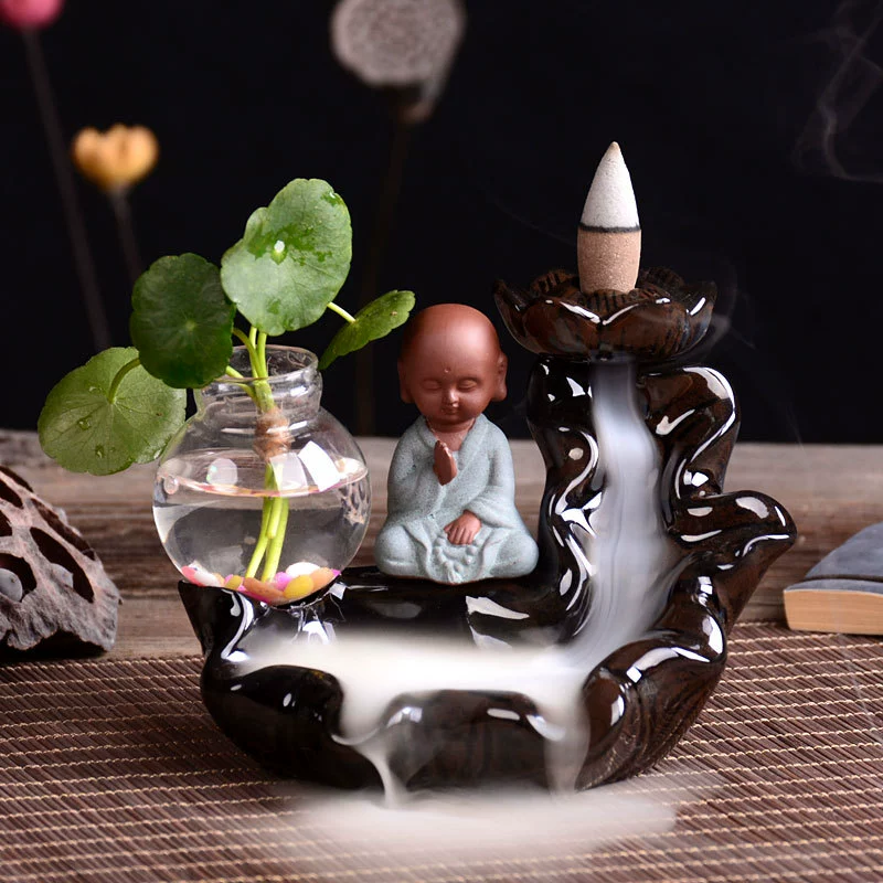 Creative Incense burner sandalwood, aroma lamp for office, scarlet wood
