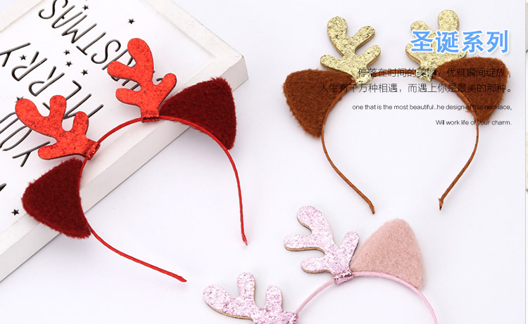 Christmas  Gauze Children's Cat Ears Headband Hairpin Wholesale Nihaojewelry display picture 12