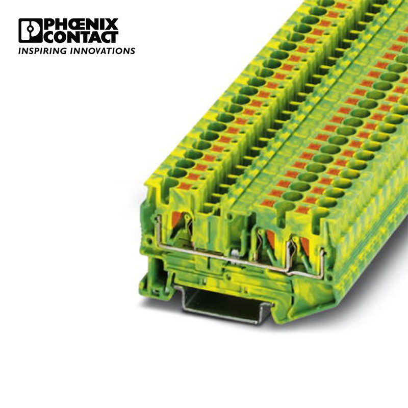菲尼克斯 直插式黄绿接地端子PT 4-TWIN-PE 3211780-50
