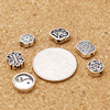 Wholesale S925 Sterling Silver Jewelry Taiyin DIY accessories flat beads and silver beads 9mm.