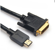 DVI转HDMI视频线 DVI-HDMI线 DVI24+5F对HDMI M连接线同轴线