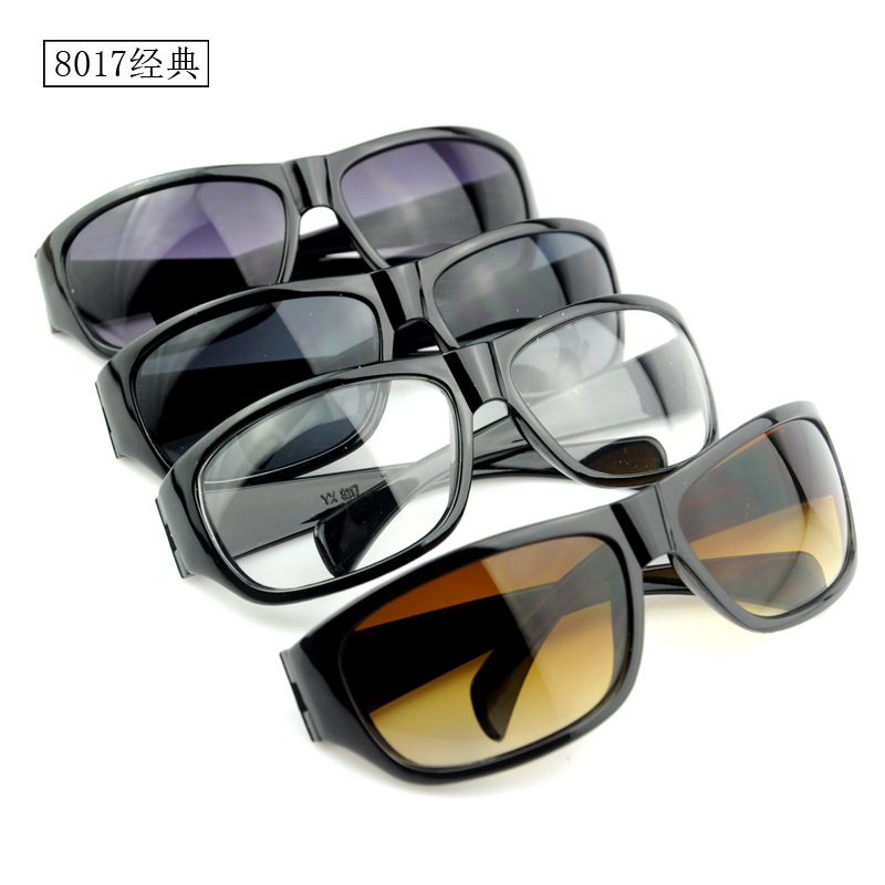 8017 Wide leg Large comfortable Sports Goggles Sunglasses Sunglasses Factory wholesale