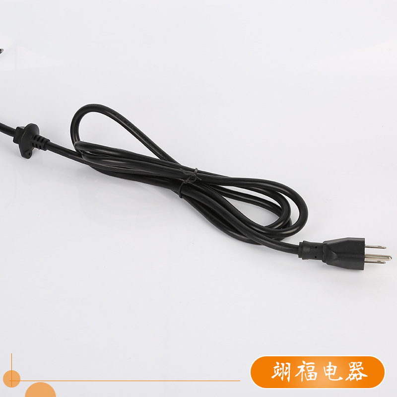供应美国电源线插头 电脑充电器电线插头 美国无极性电源线插头