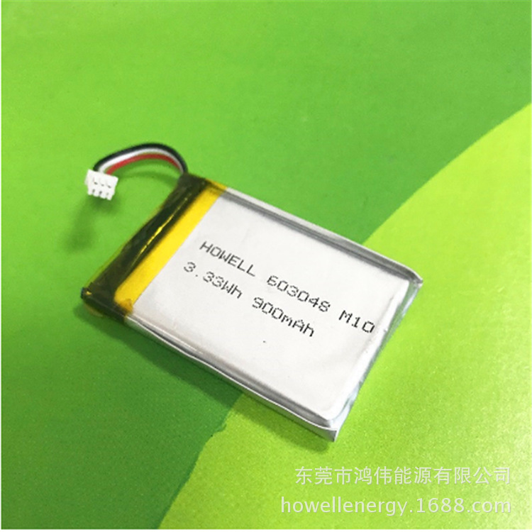 可充锂电池603048-900mah 3.7v GPS跟踪