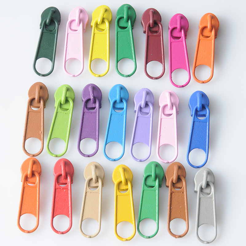 Factory spot 3#5#color metal zipper head clothing home textile…