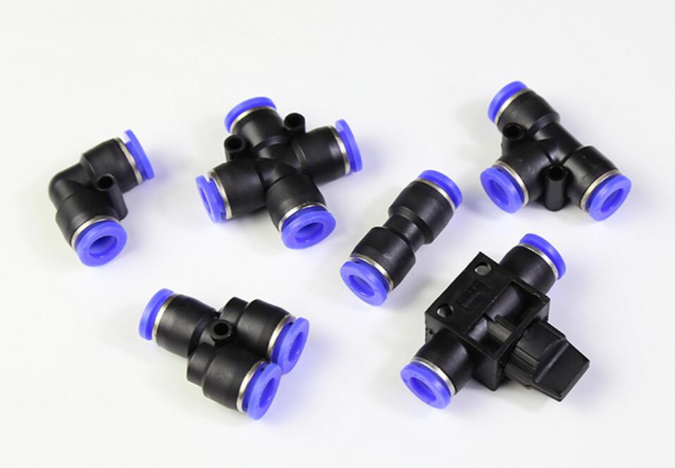 加湿器配件 快插三通  弯头，快插式低压微雾养殖喷嘴