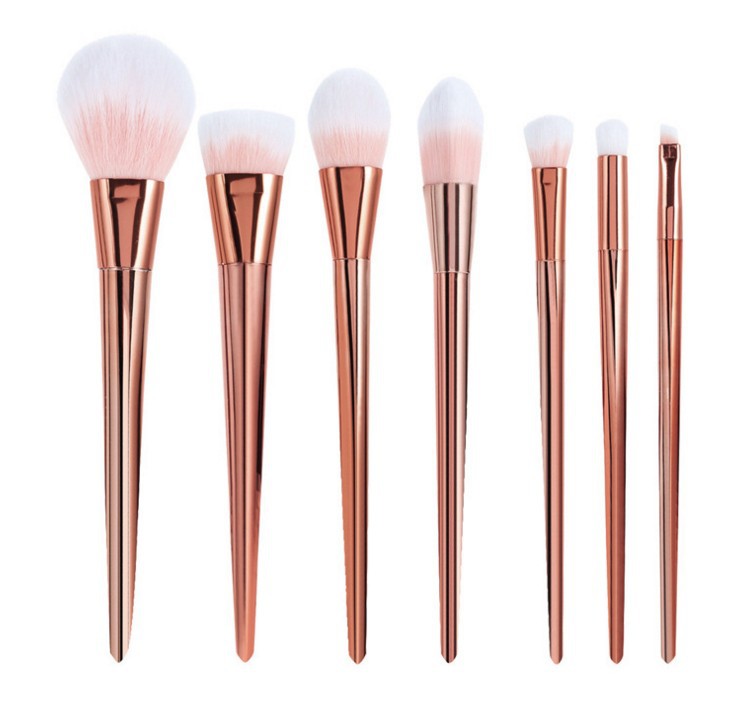 7 Set Diamond Face Powder Eye Shadow Beauty Makeup Brush Tools display picture 5