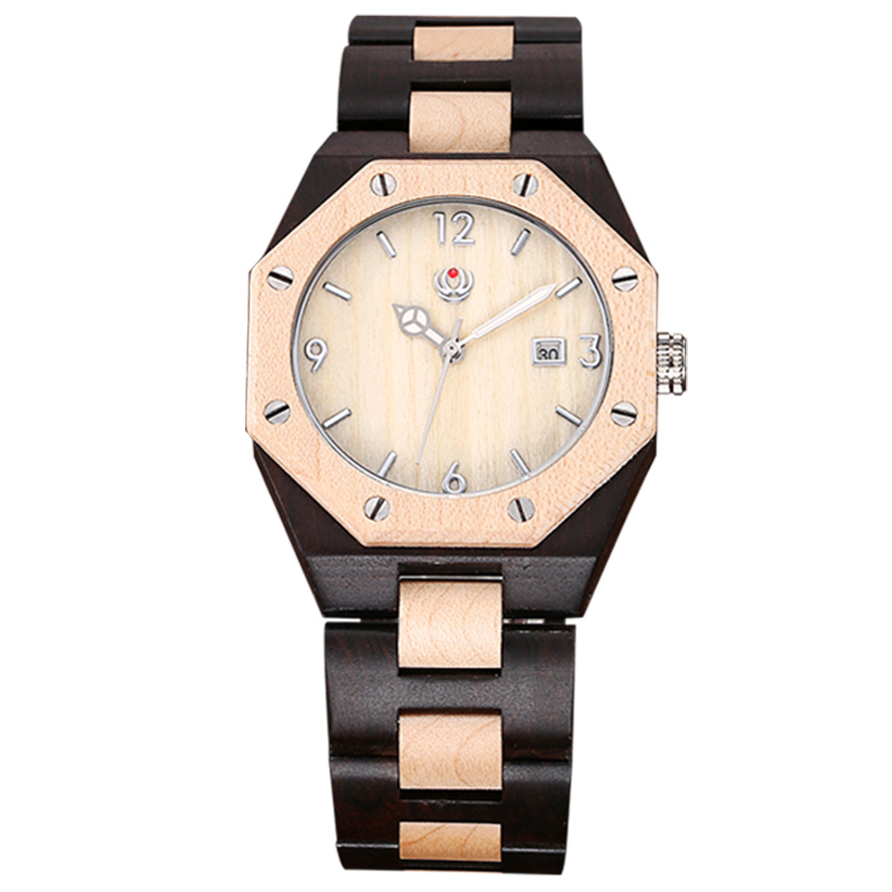 鑫柏琴石英木质手表一对防水男女个性木头表