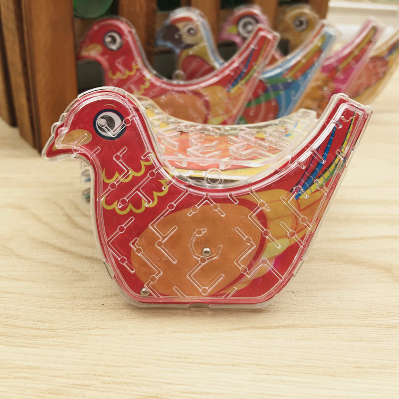 小鸟迷宫儿童 钢珠迷宫益智玩具 滚珠轨道迷宫 学生奖品地摊热卖