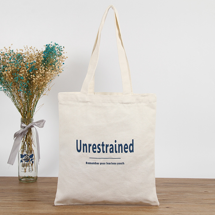 手提包装帆布袋 手提购物棉布袋定做 活动礼品购物袋 可加印logo